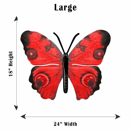 Next Innovations Red Eye Large Butterfly Wall Art 101410077-REDEYE